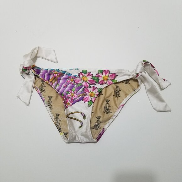 Christian Audigier Other - Christian Audigier Floral Print Swim Bikini Bottom Size M